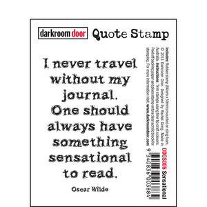 Darkroom Door Stamp Quote - Sensational