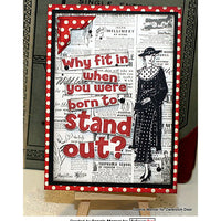 Darkroom Door Stamp Quote - Stand Out