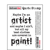 Darkroom Door Stamp Quote - Artist
