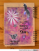 Darkroom Door Stamp Quote - Look for Stars
