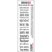 Darkroom Door Stamp Set Sentiments - Father's Day
