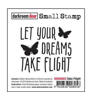 Darkroom Door Stamp Small - Take Flight