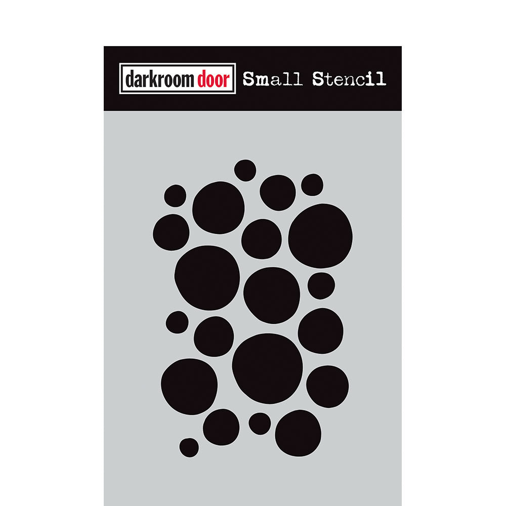 Darkroom Door Stencil - Arty Circles Small