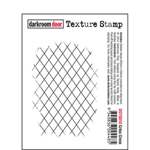 Darkroom Door Stamp Texture - Criss Cross