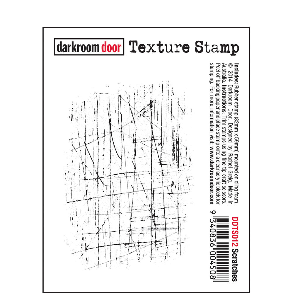 Darkroom Door Stamp Texture - Scratches