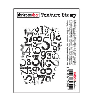 Darkroom Door Stamp Texture - Numbers