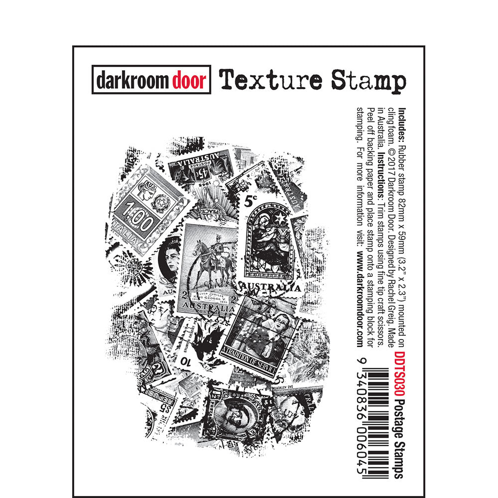 Darkroom Door Stamp Texture - Postage Stamps