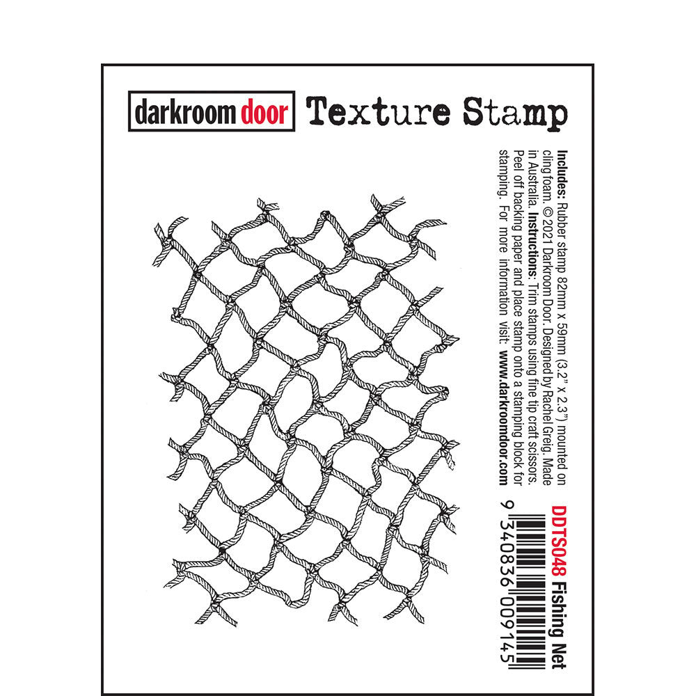 Darkroom Door Stamp Texture - Fishing Net