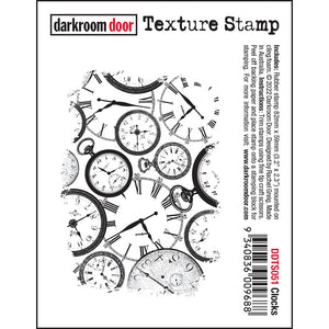 Darkroom Door Stamp Texture - Clocks