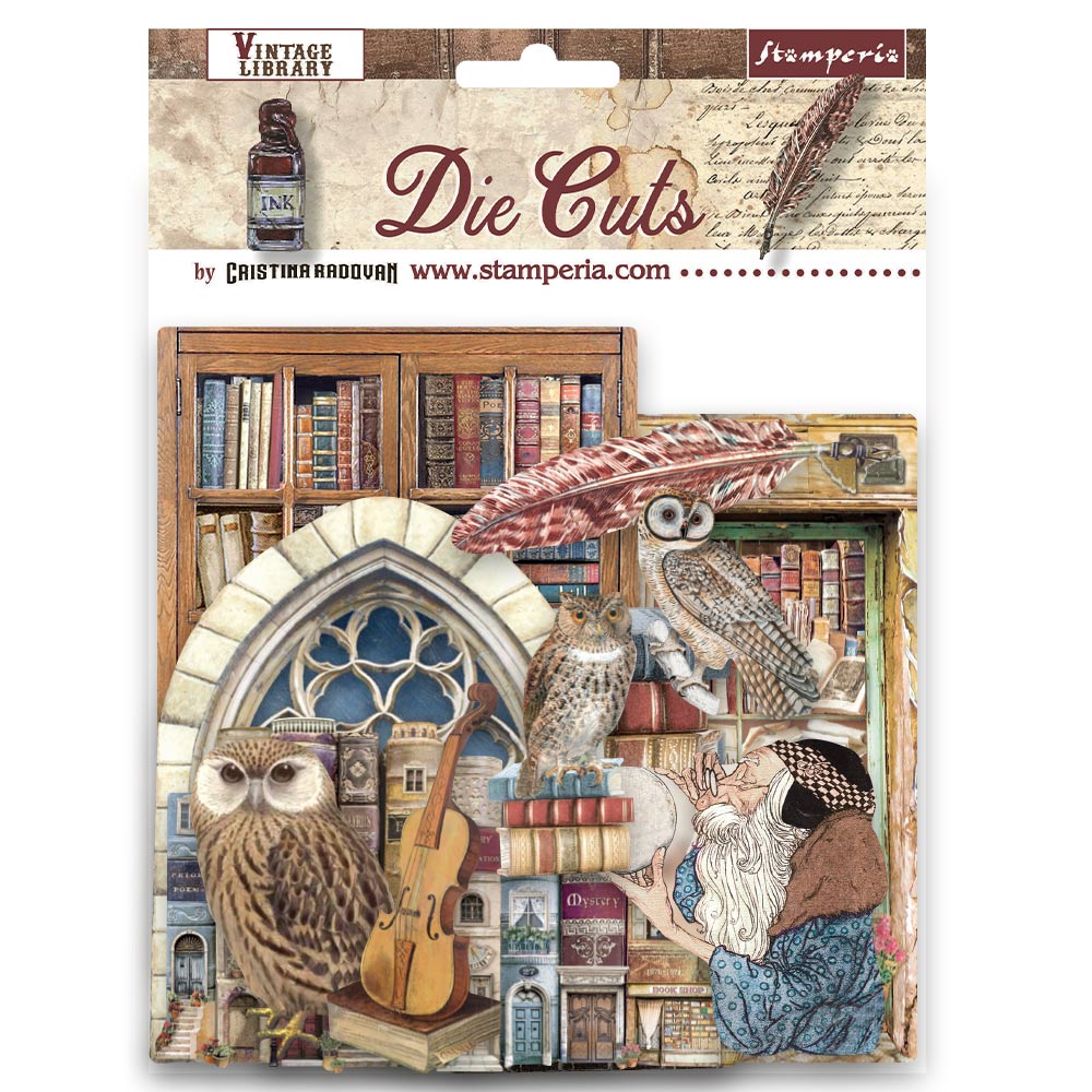 Stamperia Die Cuts - Vintage Library