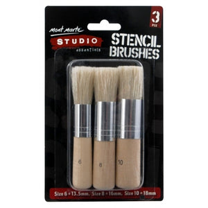 Mont Marte Brush Set - Stencil 3 pcs