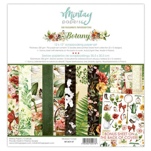 Mintay Paper Pack 12" x 12" - Botany