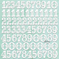 Mintay Chipboard 12" x 12" - Numbers Set