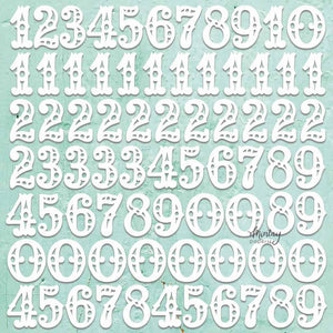 Mintay Chipboard 12" x 12" - Numbers Set