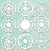 Mintay Chipboard 12" x 12" - Clocks Set