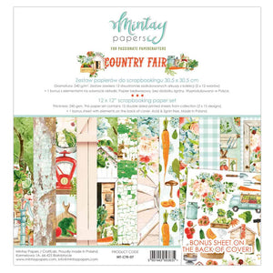 Mintay Paper Pack 12" x 12" - Country Fair