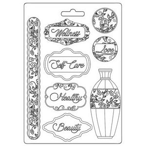 Stamperia Mould A5 - Rose Parfum: Plates