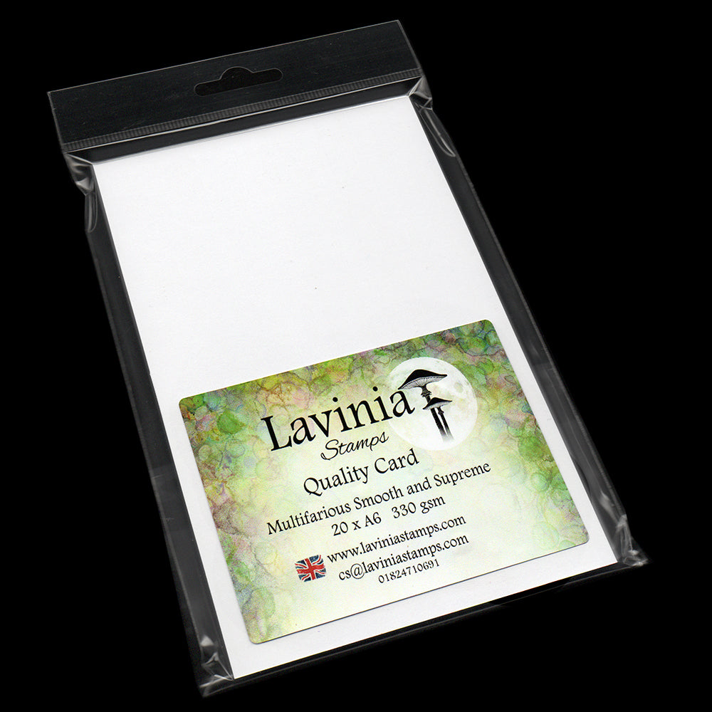 Lavinia Multifarious Card - A6 smooth white 330gsm