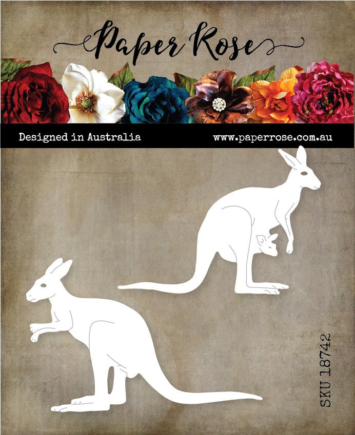Paper Rose Die Set - Kangaroos