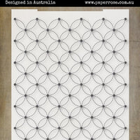 Paper Rose Embossing Folder 5" x 7" - Hand Stitching  2