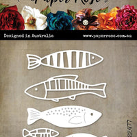 Paper Rose Die Set - Fish Family