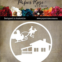 Paper Rose Die - Santa's Aussie Christmas
