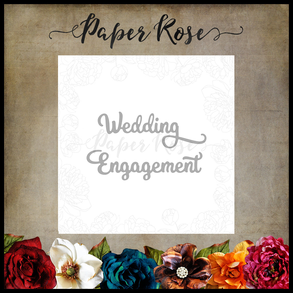 Paper Rose Die set - Wedding Engagement