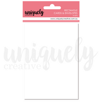 Uniquely Creative Card & Envelope Pack - Rectangle (10)
