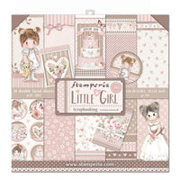 Stamperia Paper Pack 12" x 12" - Little Girl