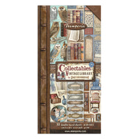 Stamperia Collectables Paper Pad - Vintage Library
