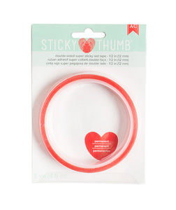 AC Double Side Tape - Super Sticky Red 12mm