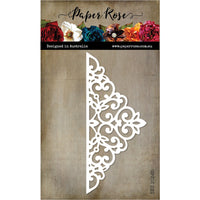 Paper Rose Die - Decorative Corner 1