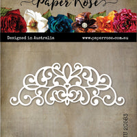 Paper Rose Die - Rounded Decorative Corner 1