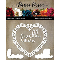 Paper Rose Die Set - Lace Heart Frame