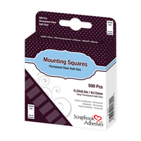 Scrapbook Adhesives Mounting Squares - Permanent Clear