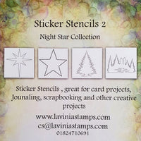 Lavinia Sticker Stencils - Night Star Collection
