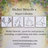 Lavinia Sticker Stencils - Elegant Collection
