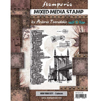 Stamperia Stamp Set - Sir Vagabond Aviator: New York City