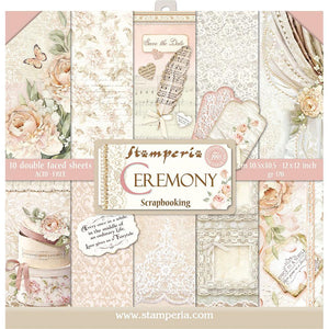 Stamperia Paper Pack 12" x 12" - Ceremony