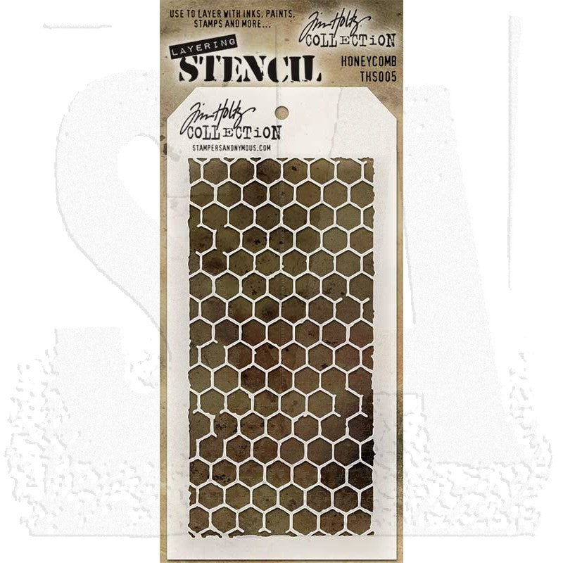 Tim Holtz Stencil - Honeycomb