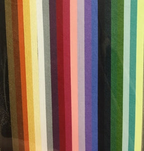 HP Quilling Strips 6mm - Metallic Rainbow
