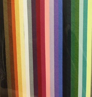 HP Quilling Strips 6mm - Metallic Rainbow