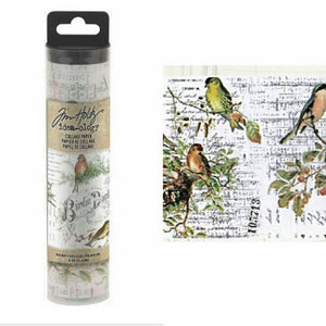 Tim Holtz Collage Paper - Aviary