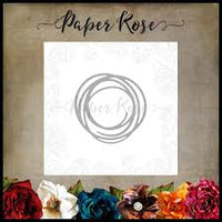 Paper Rose Die - Scribble Circle Small