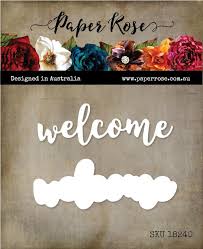 Paper Rose Die set - Welcome Layered