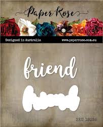 Paper Rose Die set - Friend Layered
