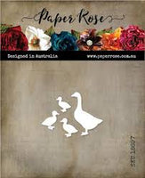 Paper Rose Die set - Duck Family
