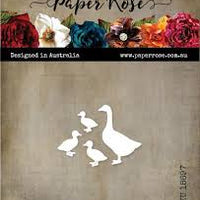 Paper Rose Die set - Duck Family