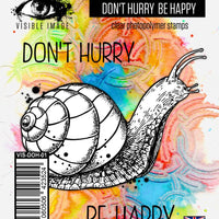 Visible Image Stamp Set - Don't Hurry Be Happy