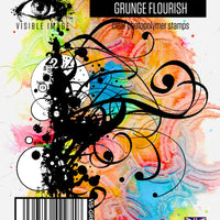 Visible Image Stamp - Grunge Flourish